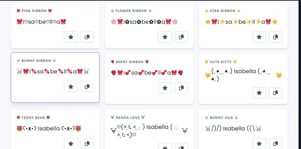 Stylish name generator for Girls